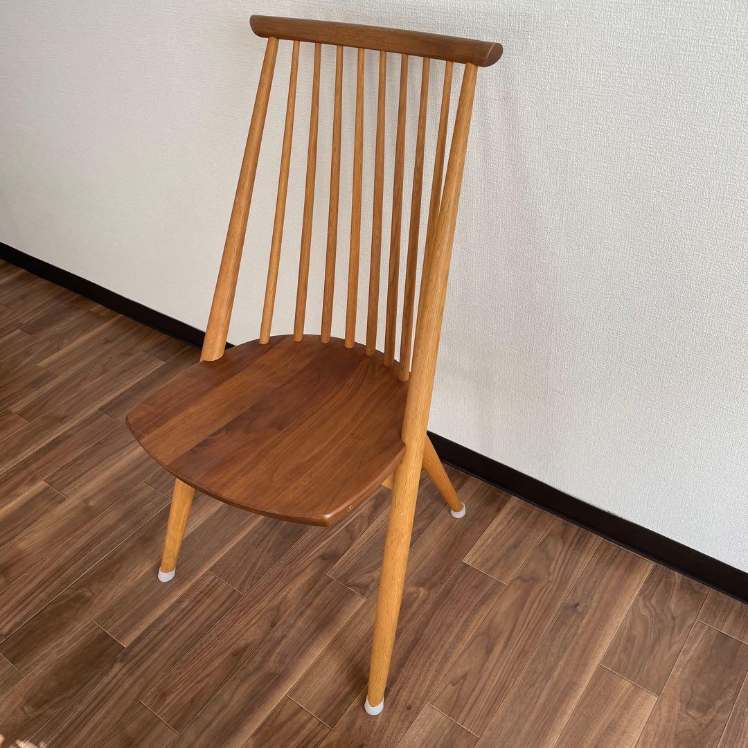 柏木工　シビルチェア（ウォールナット＋ナラ材）