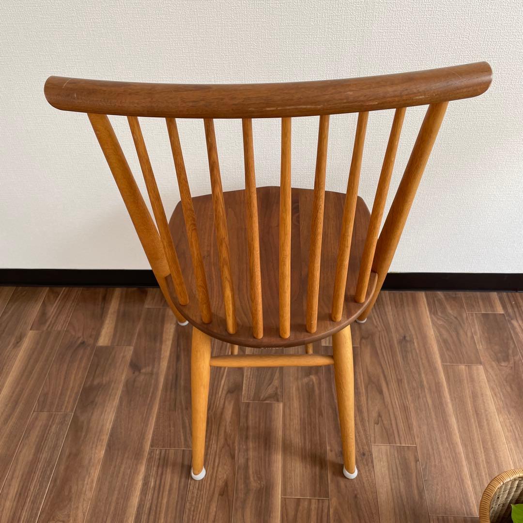 柏木工　シビルチェア（ウォールナット＋ナラ材）