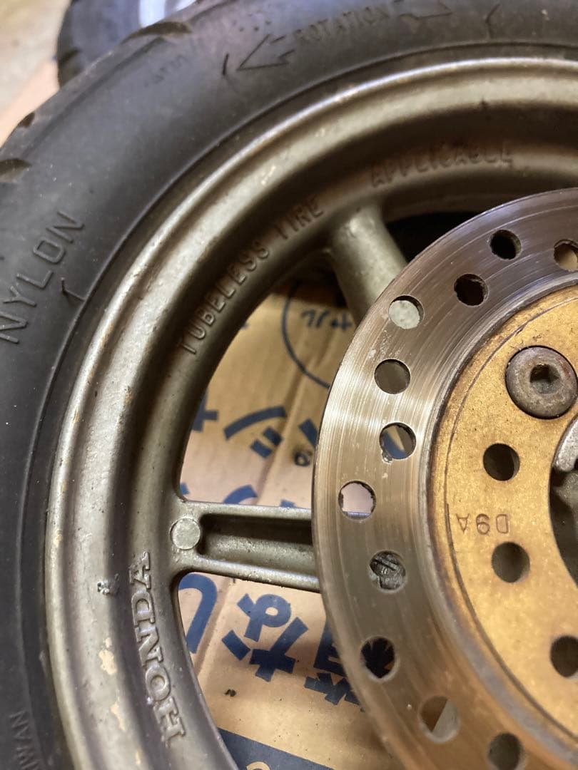 ライブディオZXホイール 金サス前後セットキャリパーステムマスターフルセット