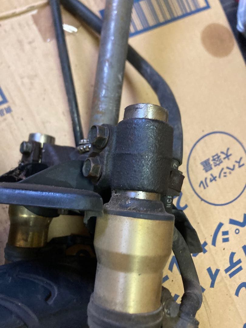 ライブディオZXホイール 金サス前後セットキャリパーステムマスターフルセット