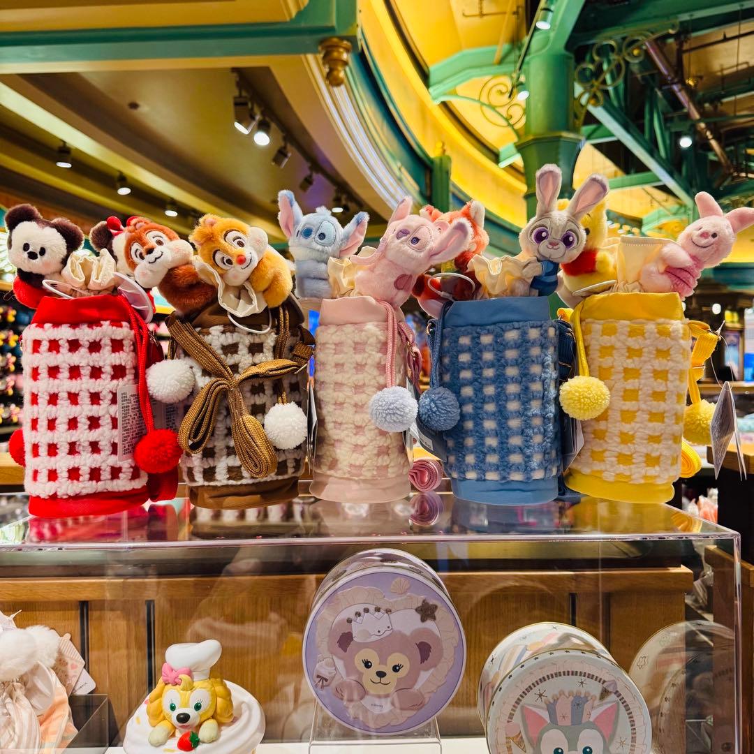 上海ディズニー　スティッチandエンジェル　ステンレスボトル　カバー水筒セット