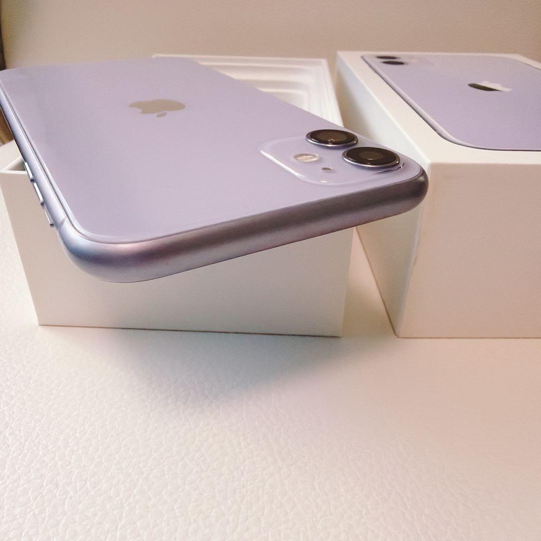 iPhone11 パープル　128GB