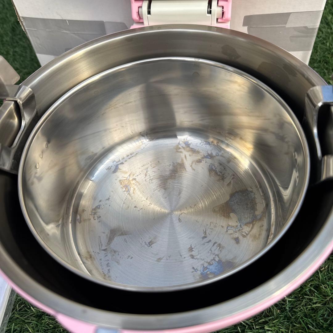 真空保温調理器/シャトルシェフ/調理家電/KBB-1600/サーモス/ピンク