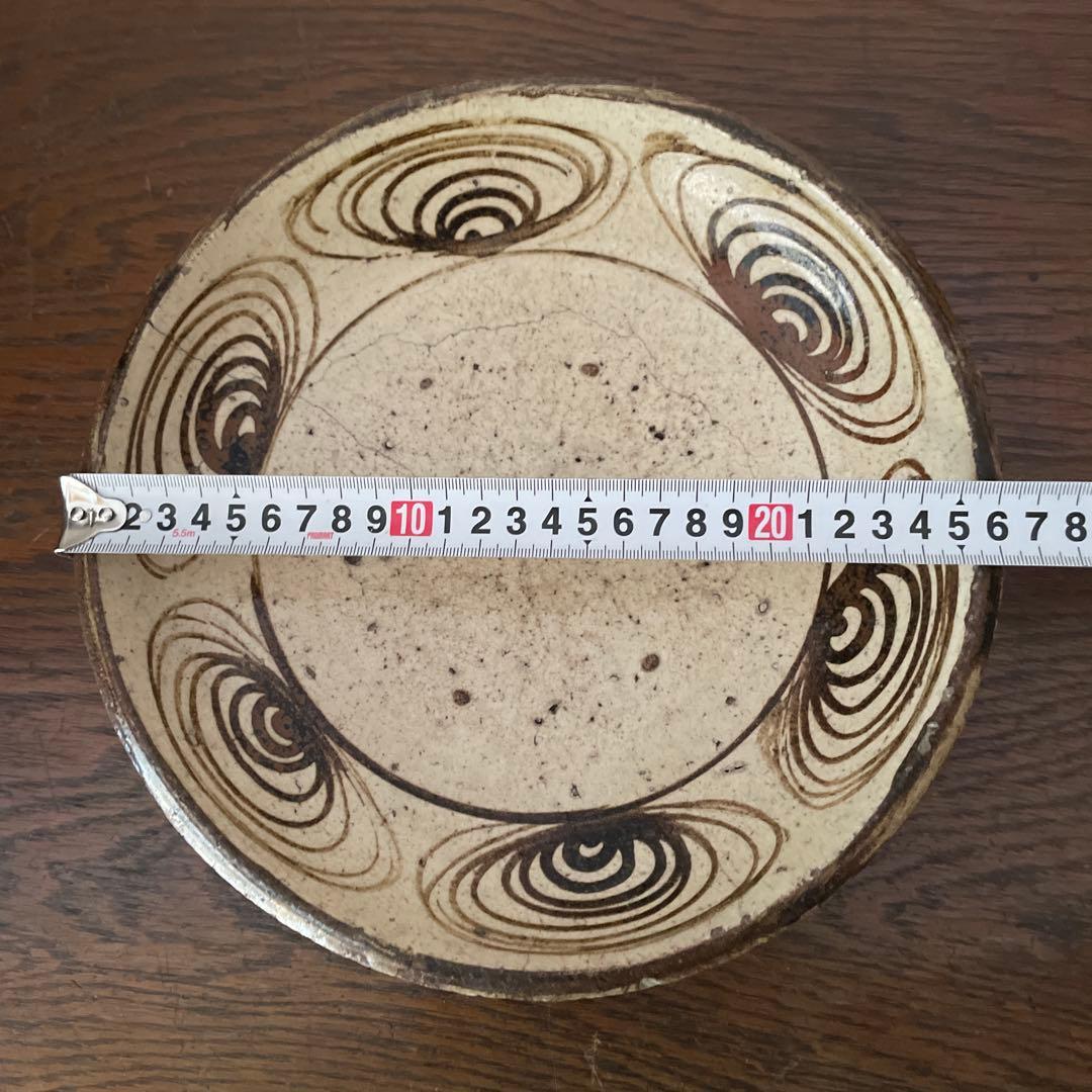 瀬戸　馬の目皿　大皿　皿