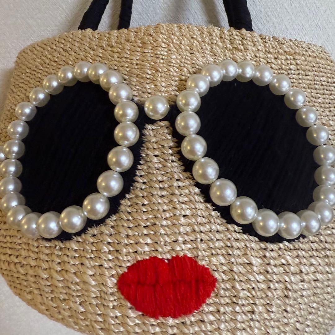 a-jolie アジョリー かごバッグ パールサングラス