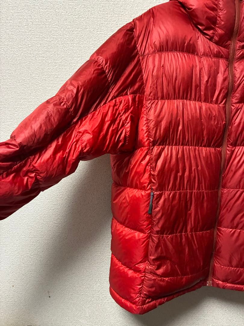 モンベル mont bell アルパイン ダウンパーカー レッド L 廃盤