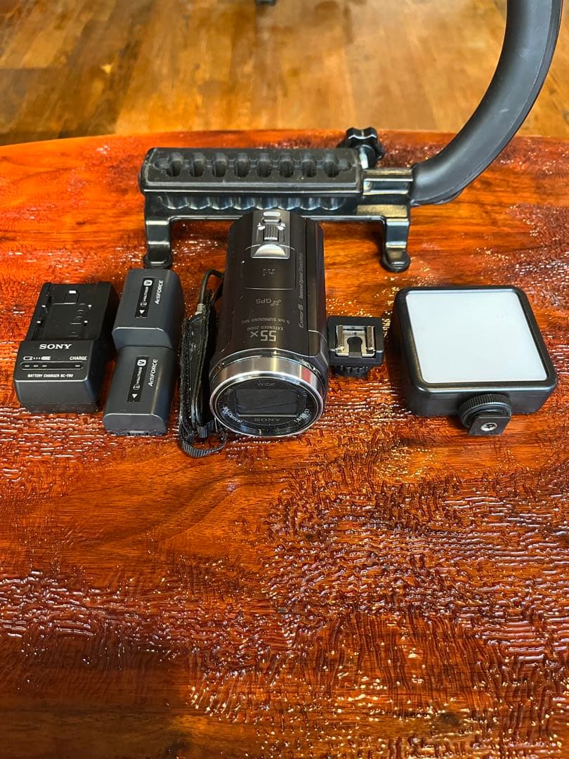 SONY HDR-cx430 55倍ズームビデオカメラ 本体と付属品　動作確認済