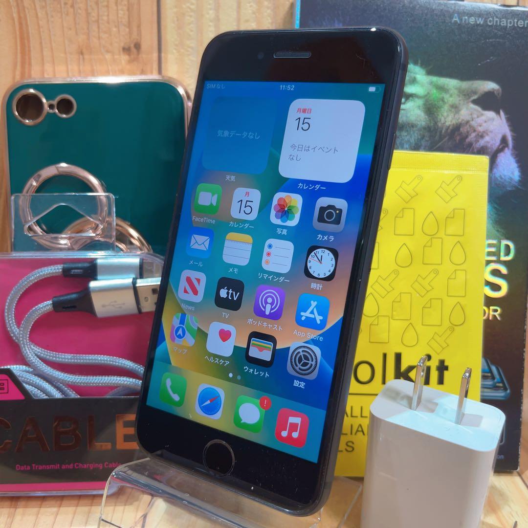 SIMフリー 本体 iPhone 8 64GB スペースグレイ 068 電池新品