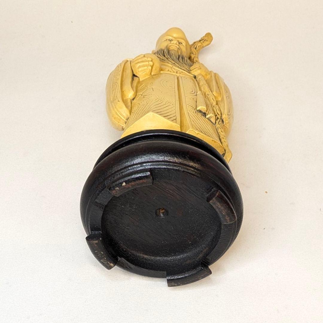 【フォロー割・匿名配送】 福禄寿　総高さ約27.5㎝　七福神　招財　長寿