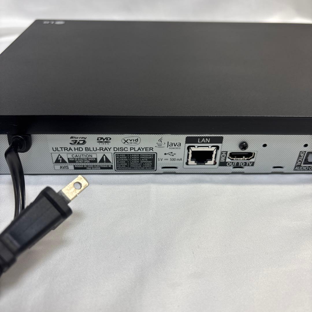 LG 4K Ultra HD ブルーレイプレーヤー HDR10対応 UBK80