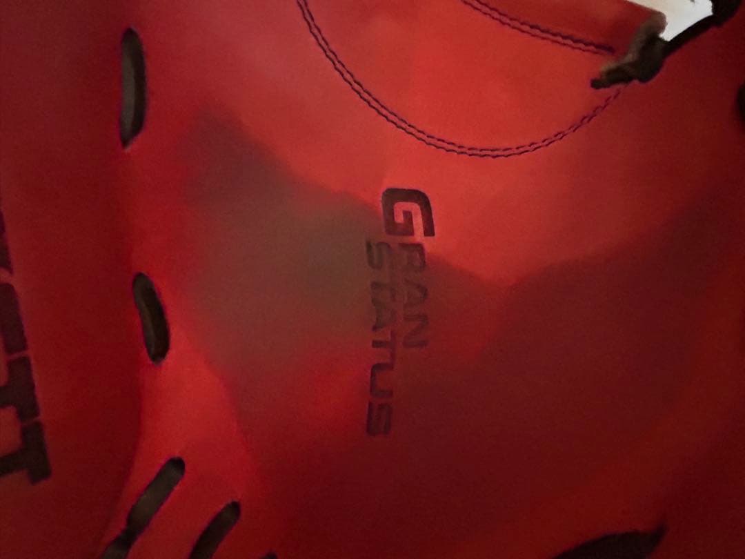 ZETT ゼット　軟式　キャッチャーミット　GRAN STATUS 赤