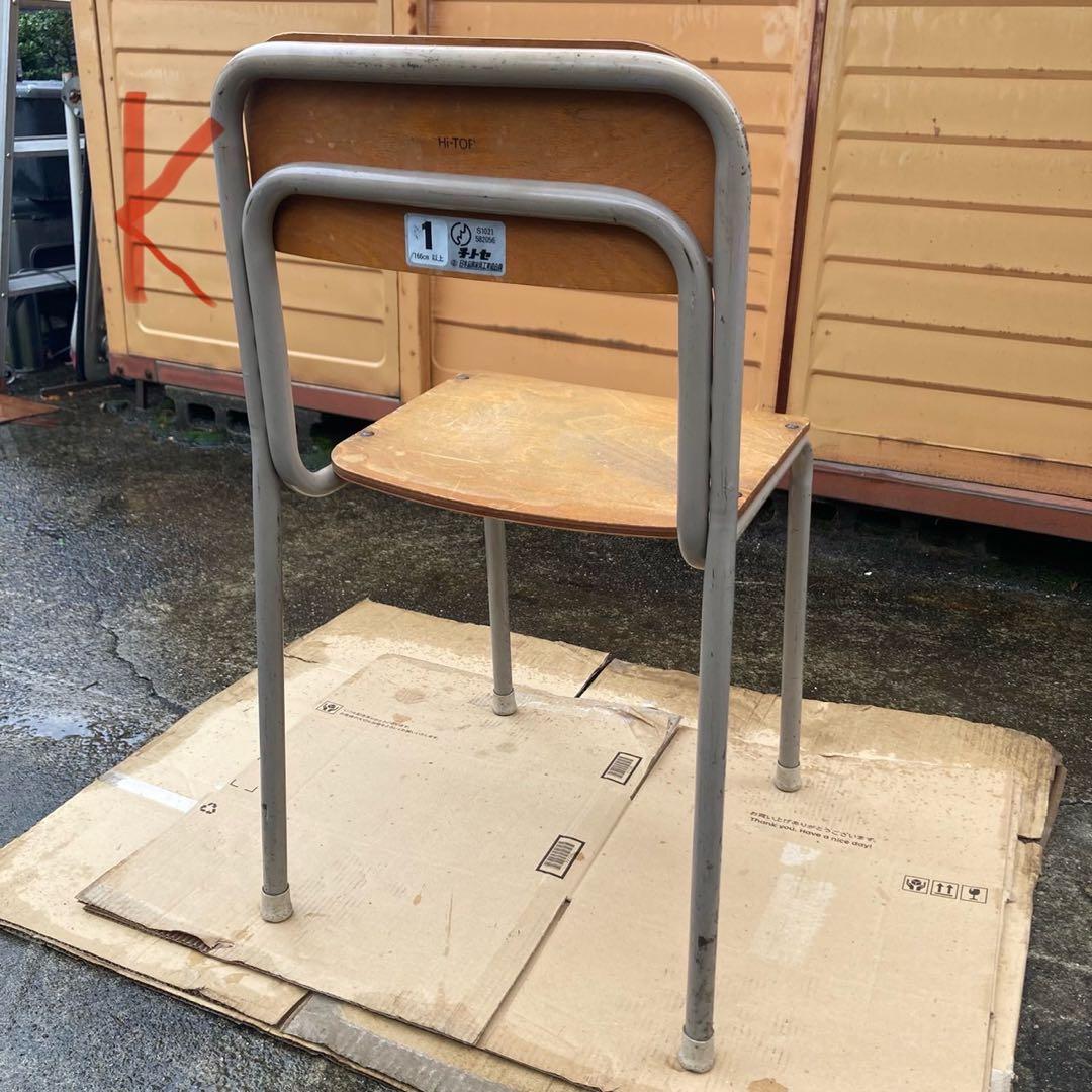 4点セット チトセ 学校 椅子 レトロ CDHK