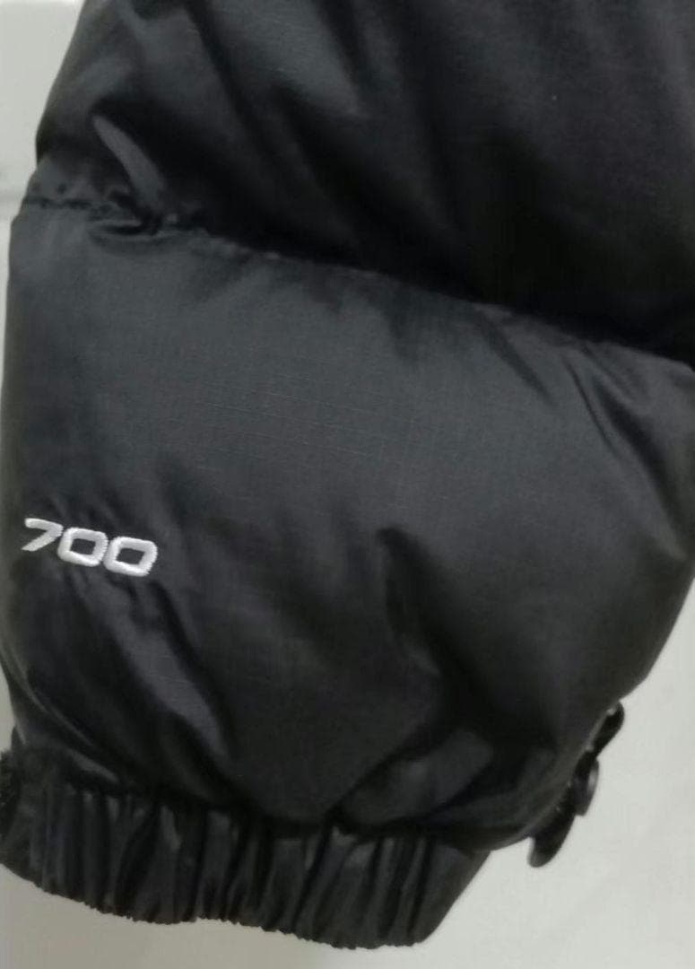 美品L ノースフェイス　ヌプシ ブラック 700fill ダウンジャケット