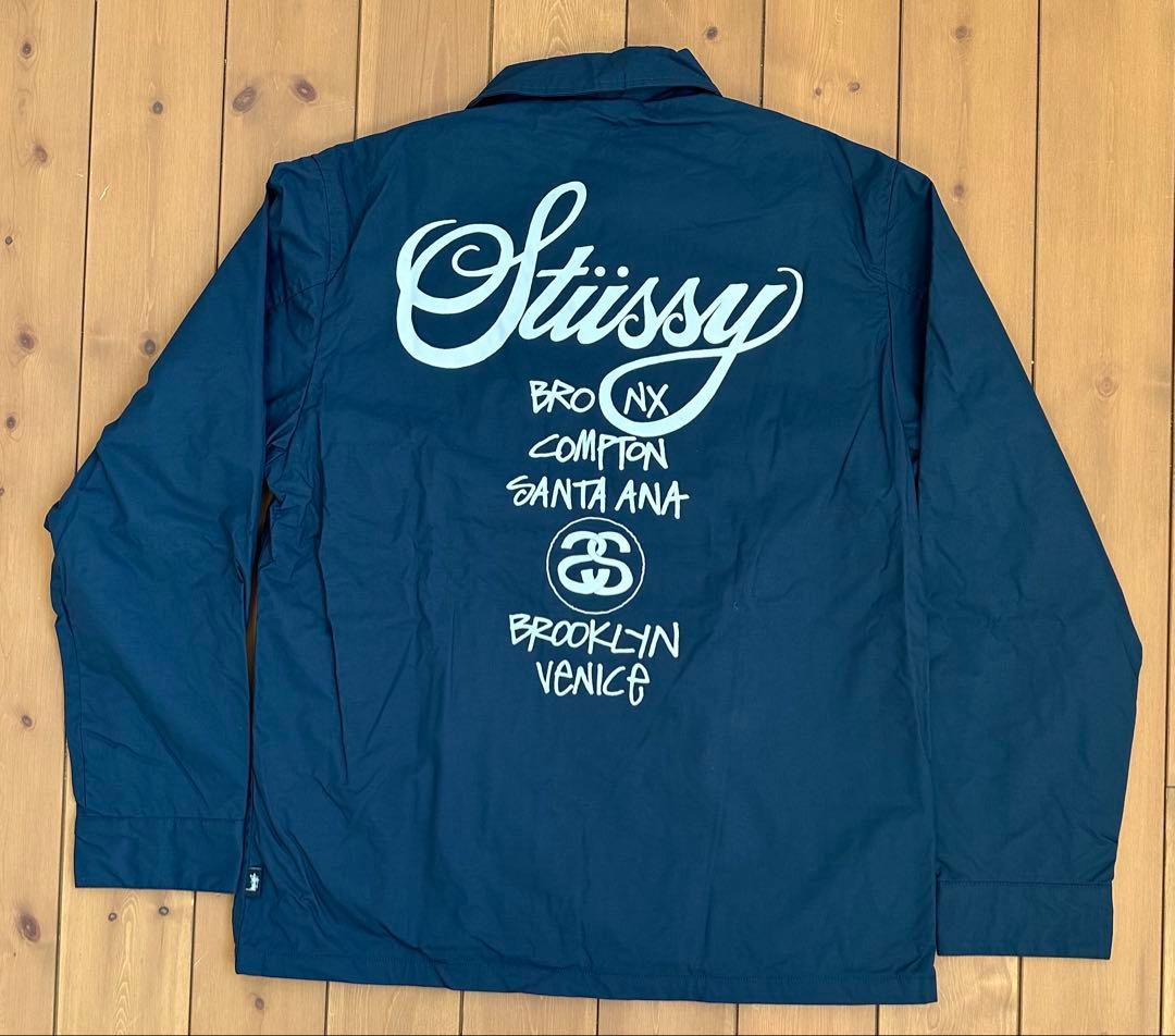STUSSY/ステューシー WORLD TOURコーチジャケット【送料込み】
