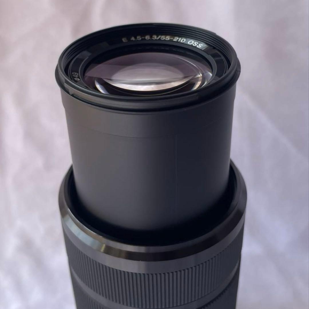【新品未使用】SONY E55-210 4.5-6.3 備品付き4点セット