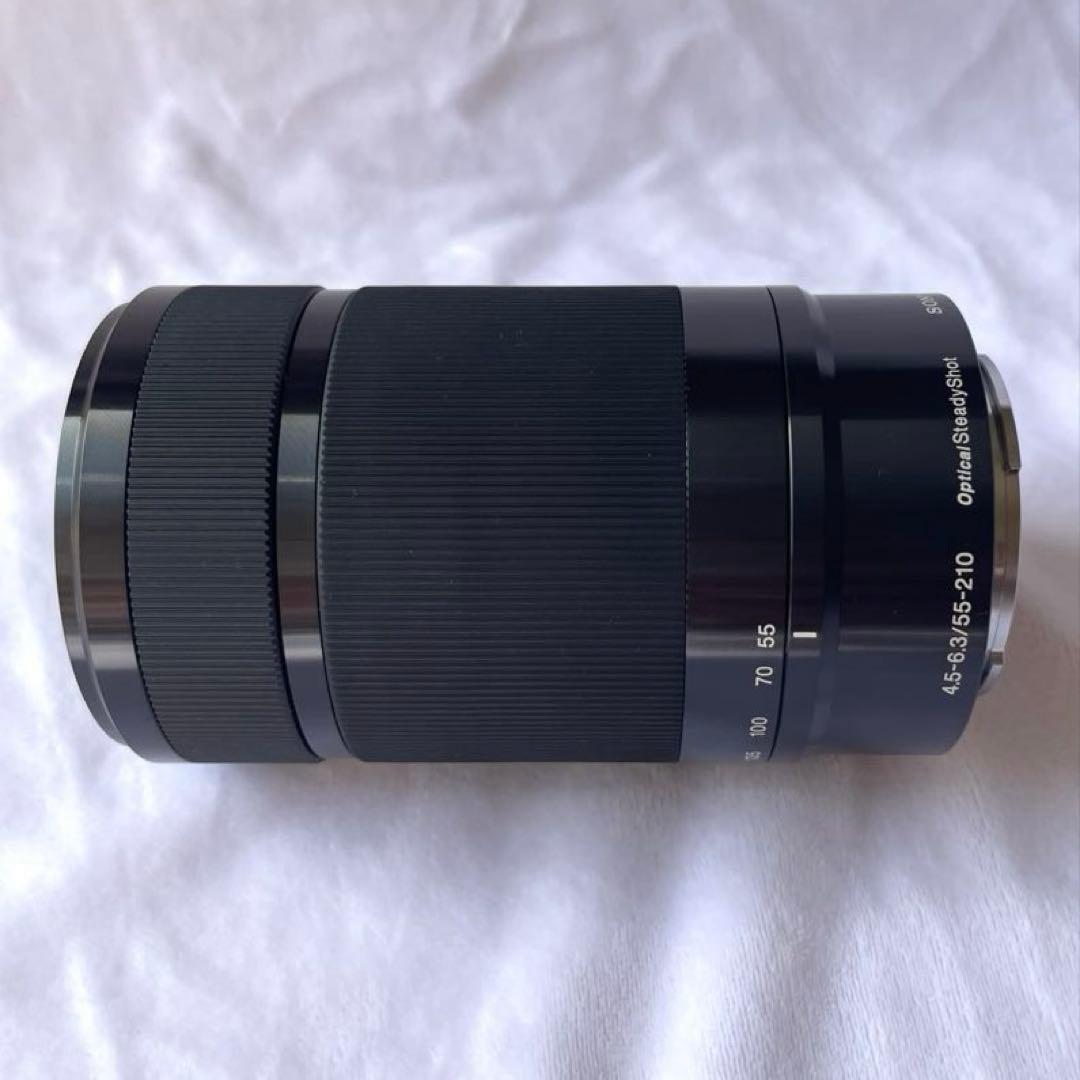 【新品未使用】SONY E55-210 4.5-6.3 備品付き4点セット