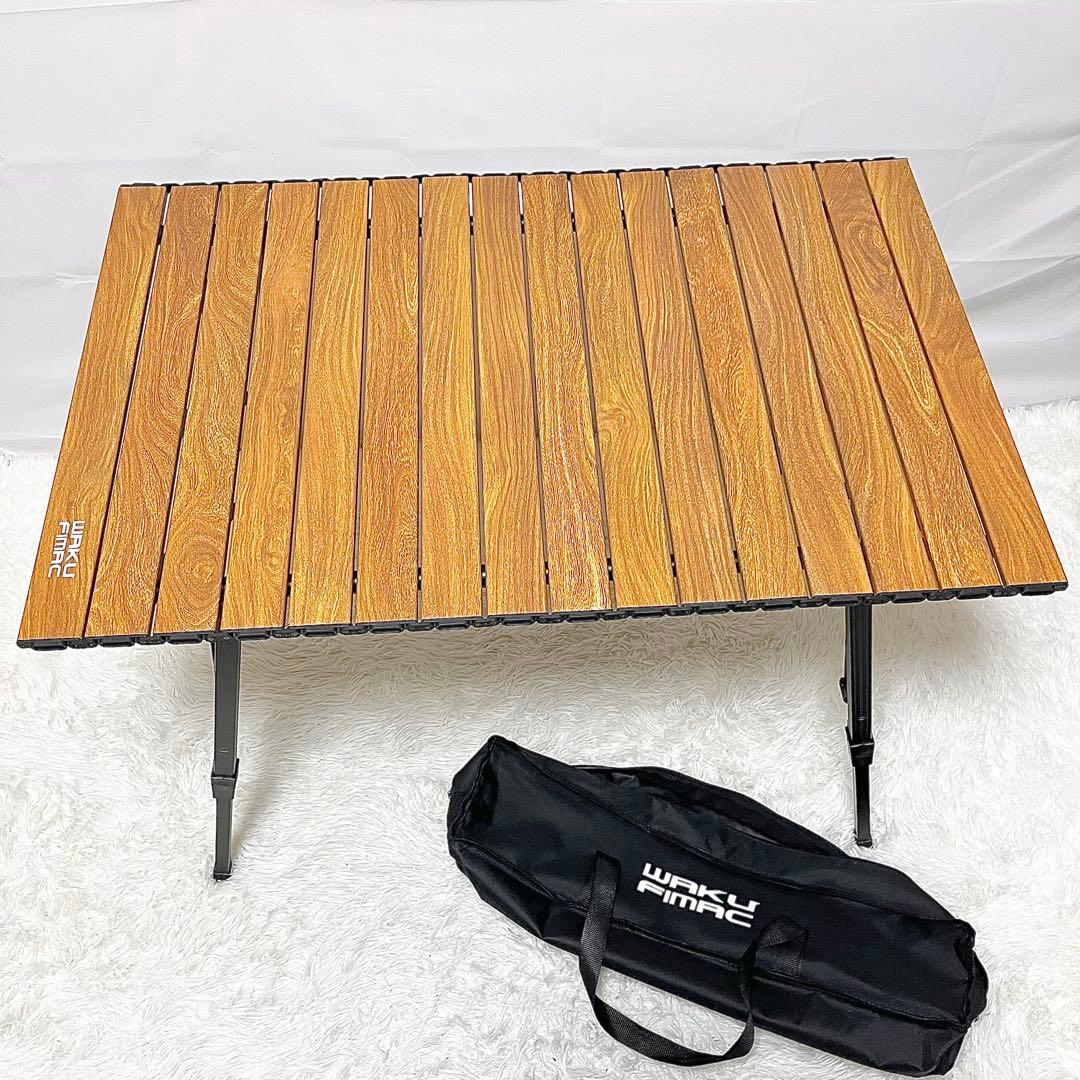 【極美品】WAKY FIMAC ロールトップテーブル 収納袋付き