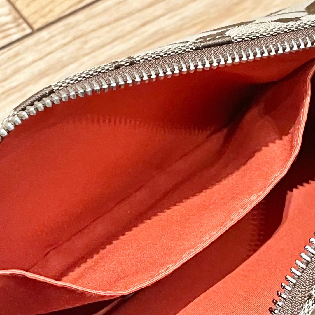 極美品　コーチ　6094 アクセサリーポーチ　シグネチャー　キャンバス