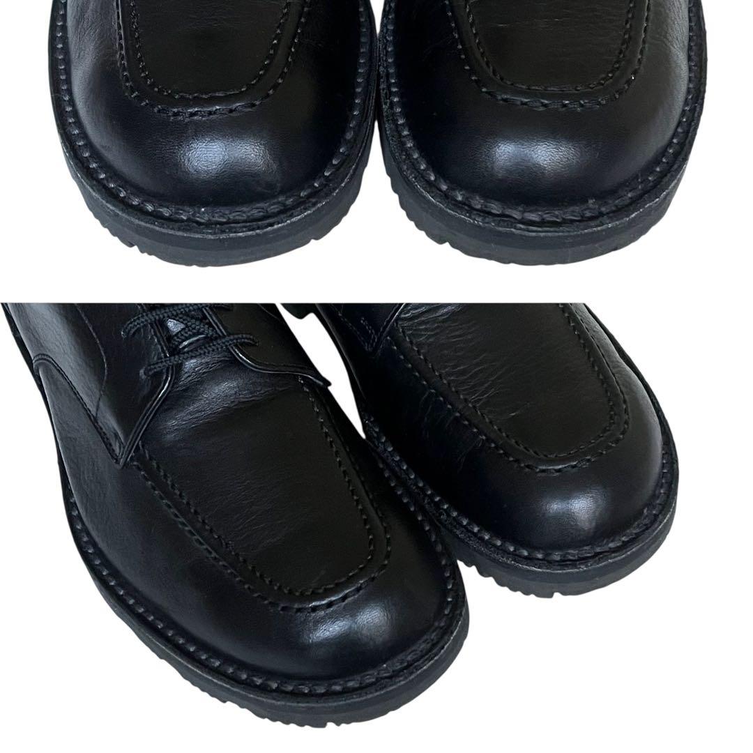 極美品 リーガルウォーカー 24.5 レザー シボ革 Uチップ ゴアテックス 黒