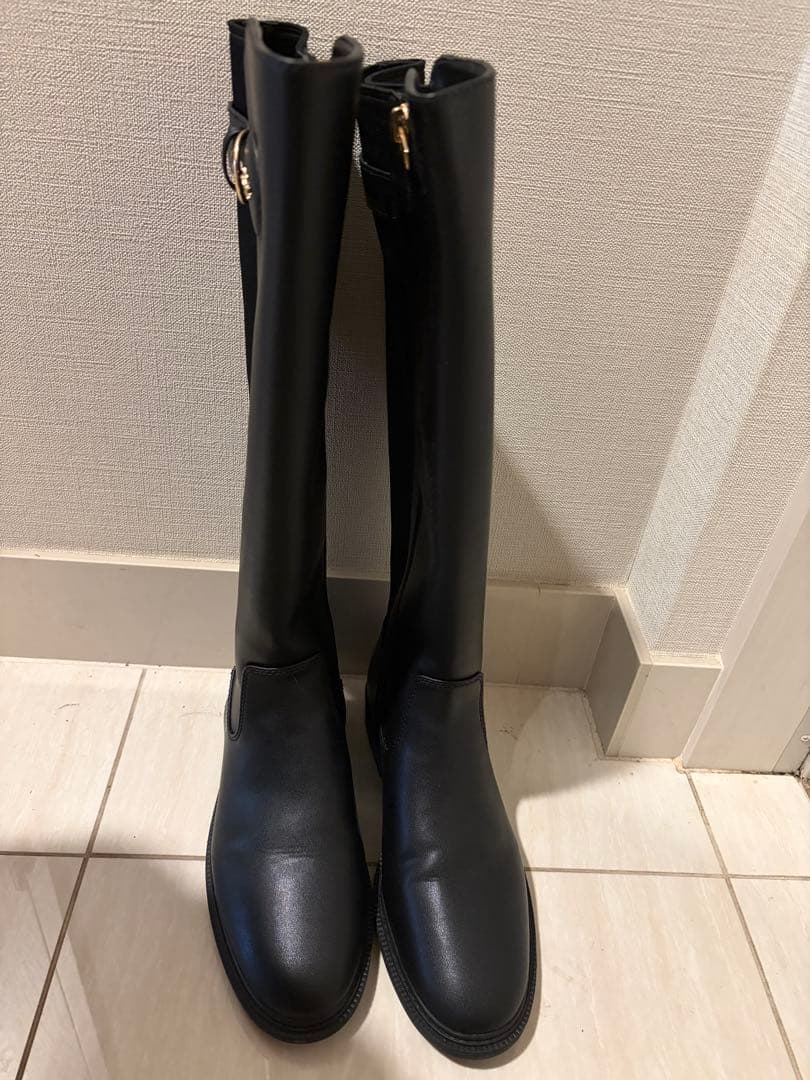 未使用品COACH コーチ フランクリン ライディング ロングブーツ