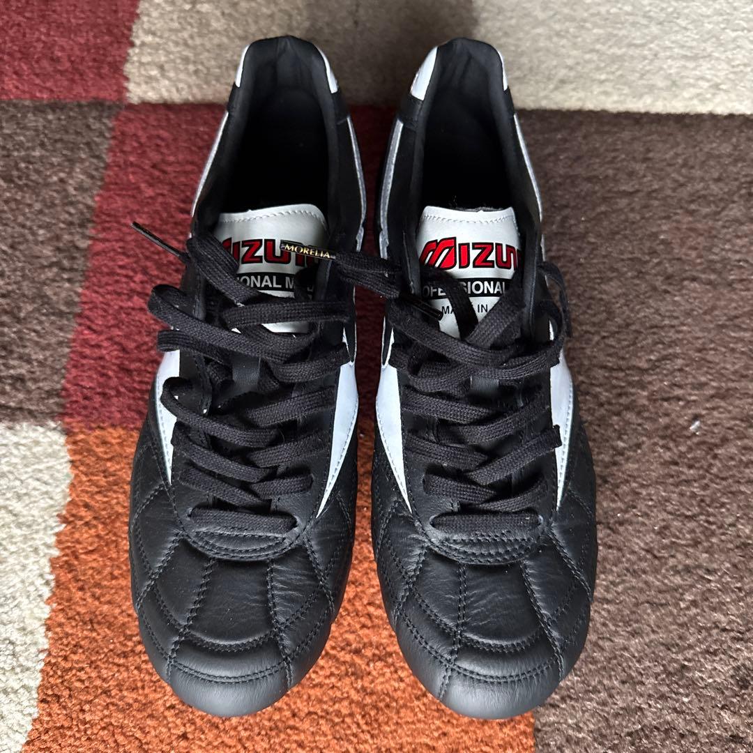 ミズノ モレリア2ジャパン 加工品黒 クロスステッチ 26.5㎝