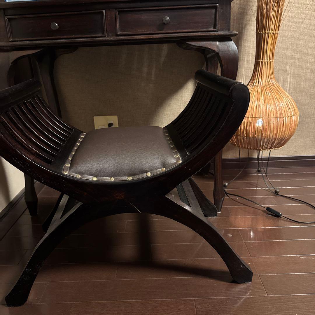 ちか　　　　アジアンデスク　テーブル&イス