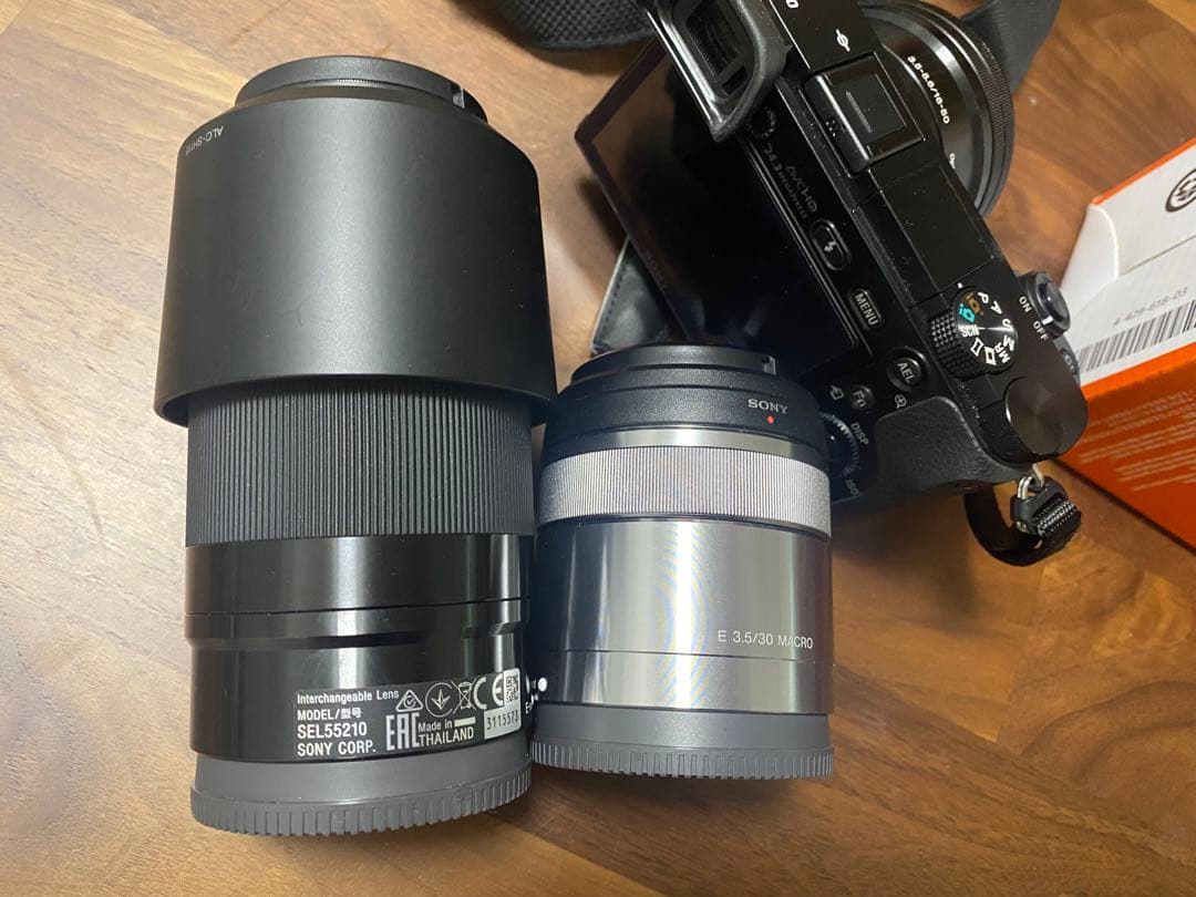 SONY α6000 ダブルズームレンズキット& SEL30M35レンズ
