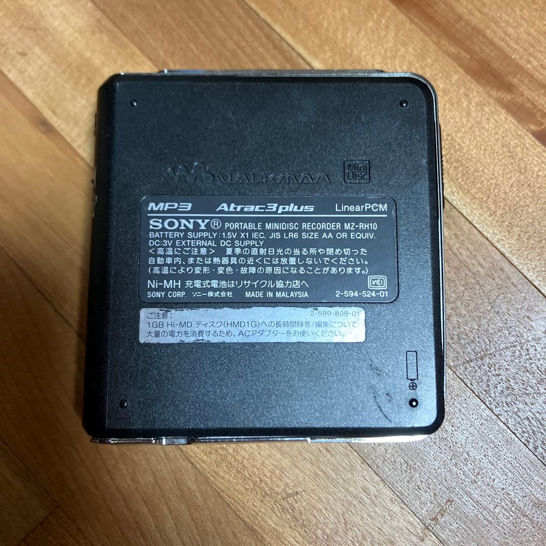 SONY MZ-RH10 ポータブルMDプレーヤー