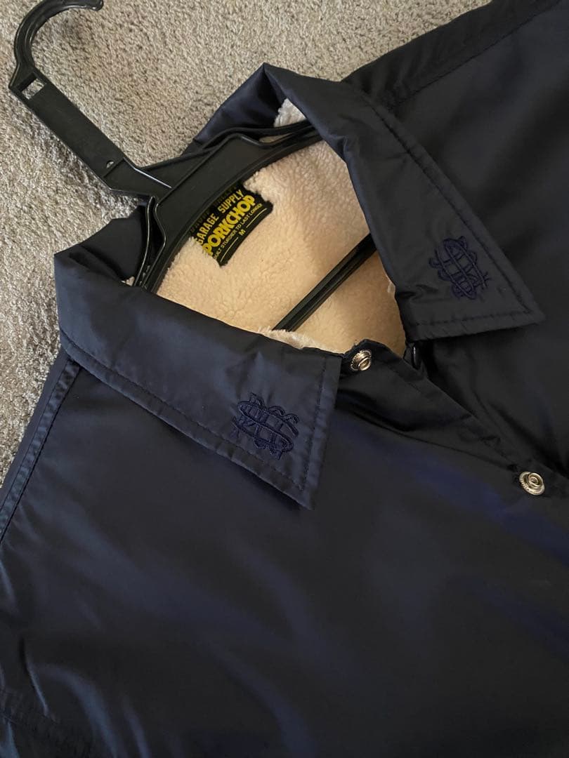 PORK CHOP ネイビー ナイロンジャケット M
