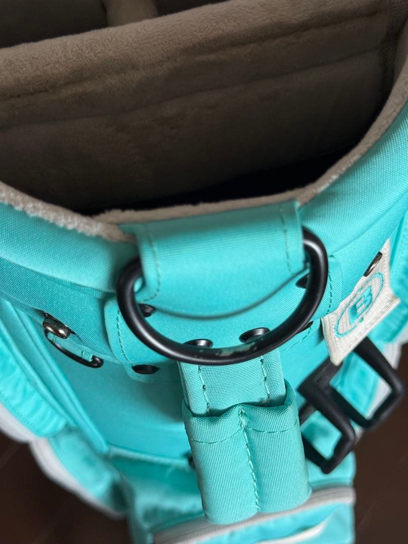 ★【美品】BRIEFING CR-6キャディバッグ アクア