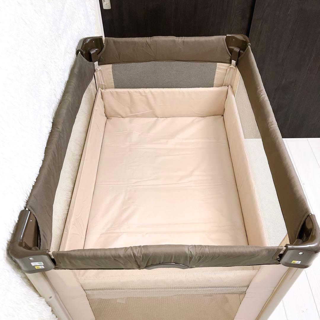 Aprica アップリカ ベビーベッド ココネル ココア 綺麗 美品