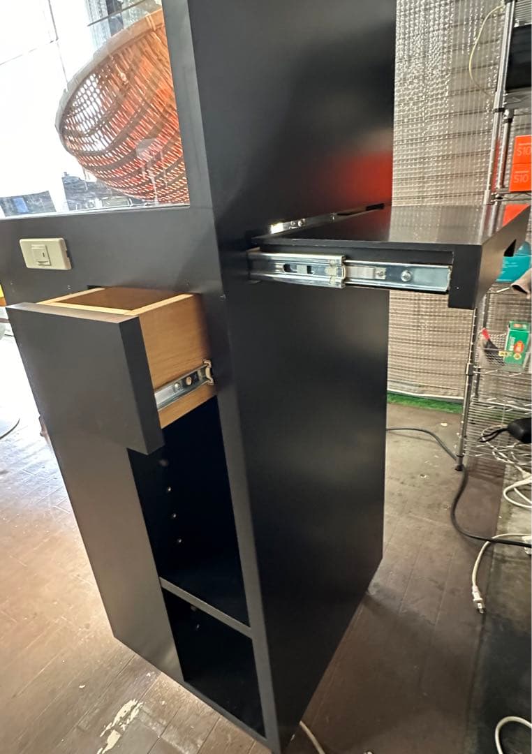 【大阪市都島区引取りor大阪市内配送】レア！ 特注品 実演 販売 台 什器 屋台