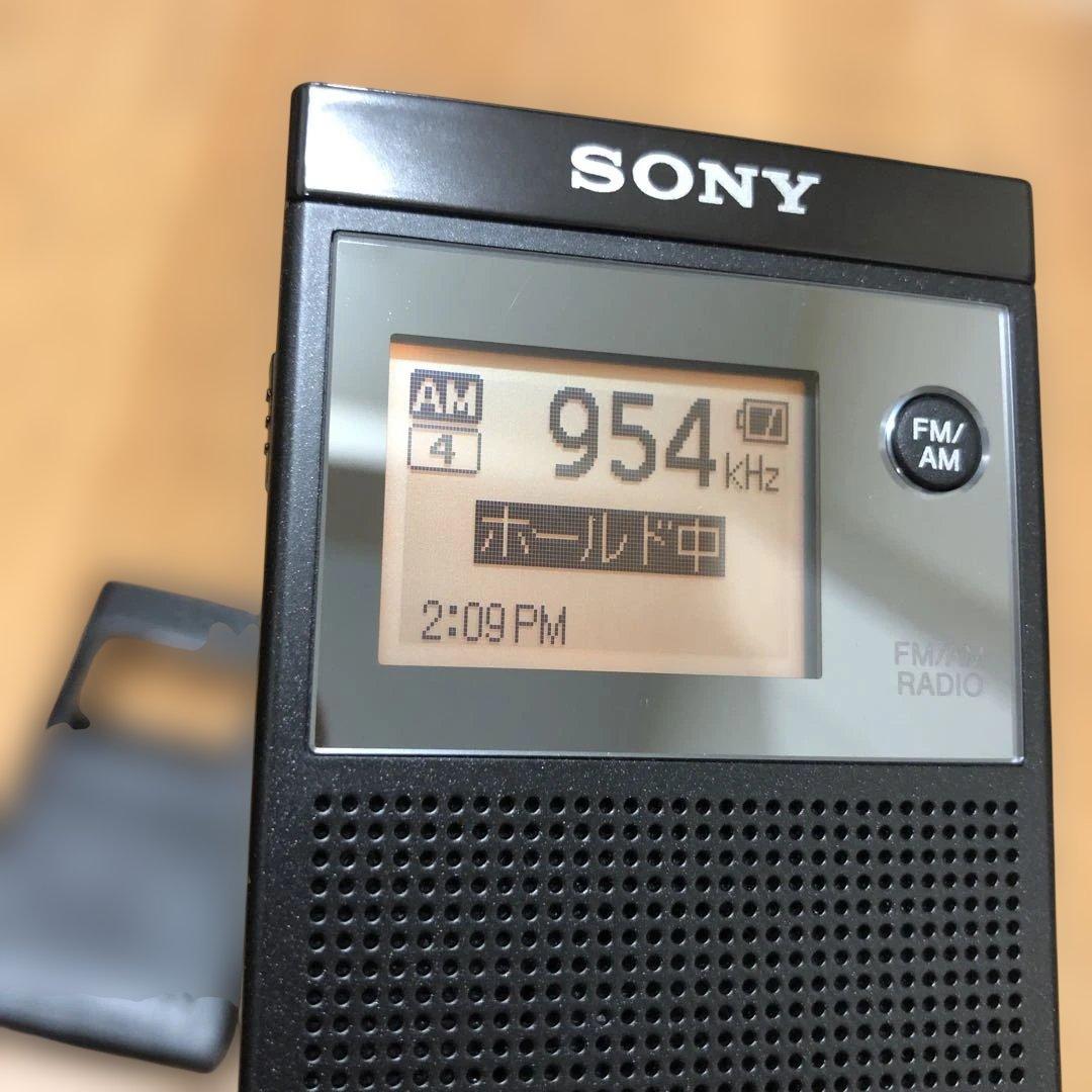 [美品] SONY ソニー FM/AMラジオ SRF-R356 ケース・説明書付