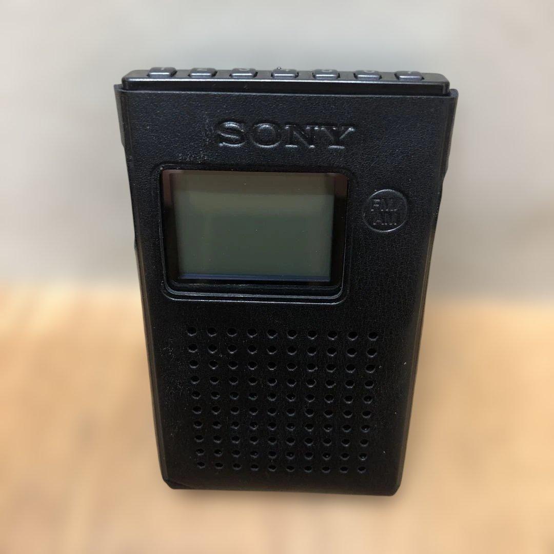 [美品] SONY ソニー FM/AMラジオ SRF-R356 ケース・説明書付