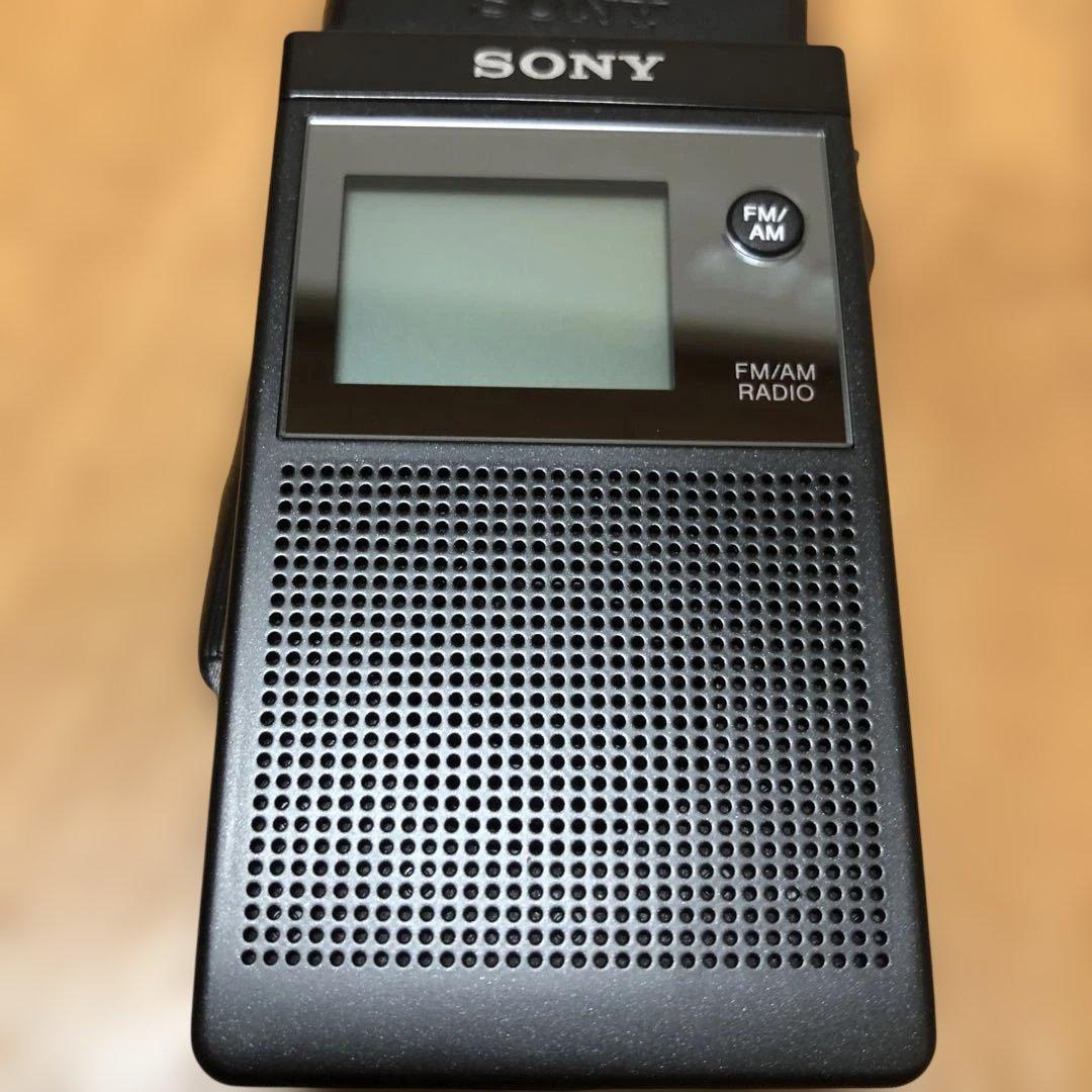 [美品] SONY ソニー FM/AMラジオ SRF-R356 ケース・説明書付