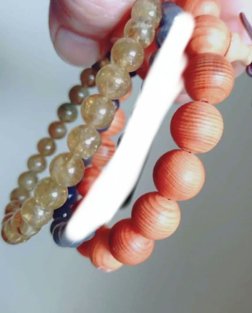 確認用！ 天然石　クラスター　原石　ブレスレット　おまとめ