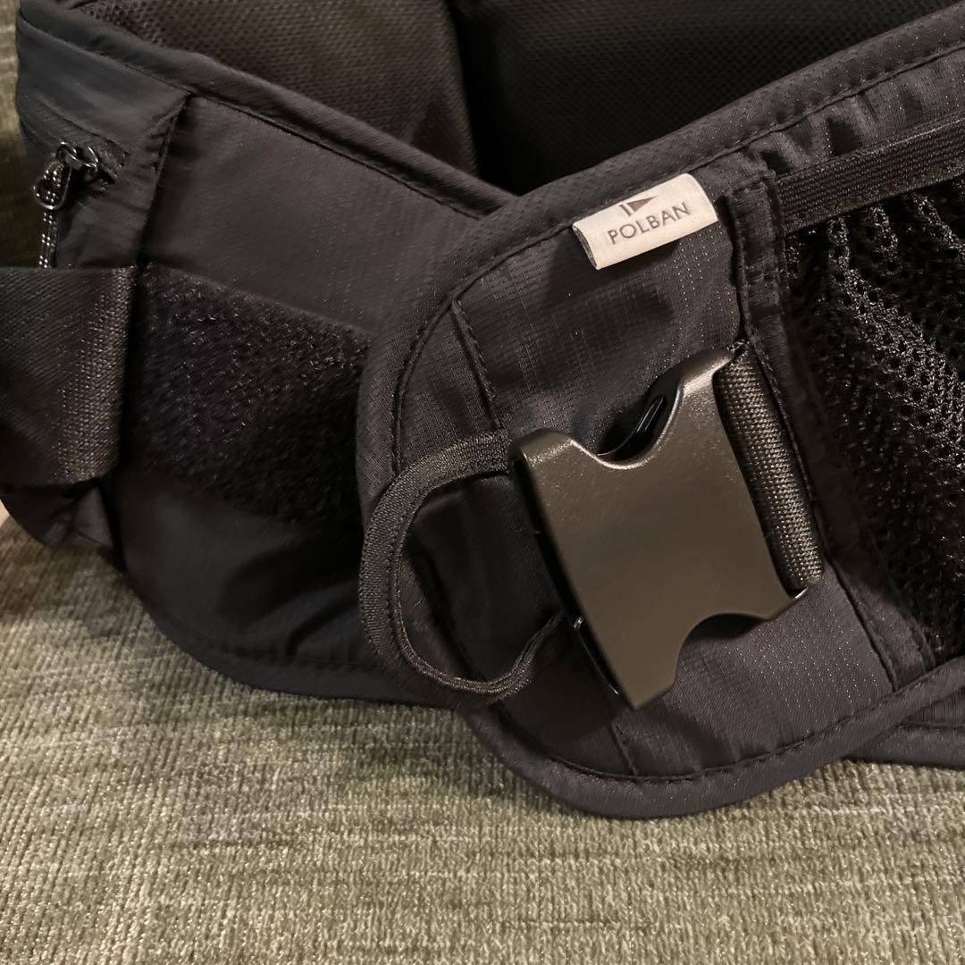 【ポルバン/POLBAN】アドバンス ヒップシート 抱っこ紐 ブラック 黒