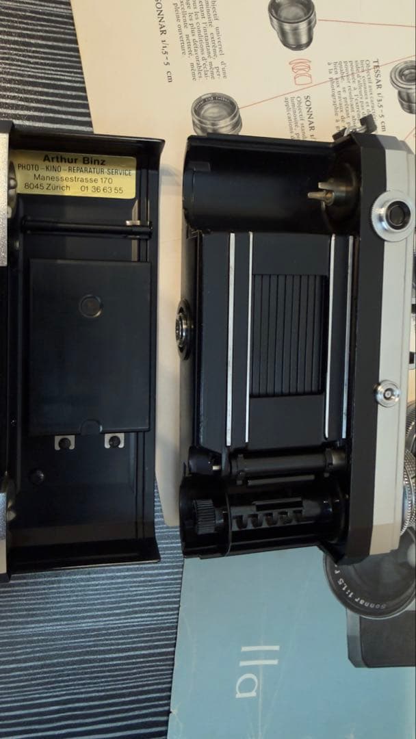 zeiss ikon Contax 2a レンジファインダー レンズ2本付き