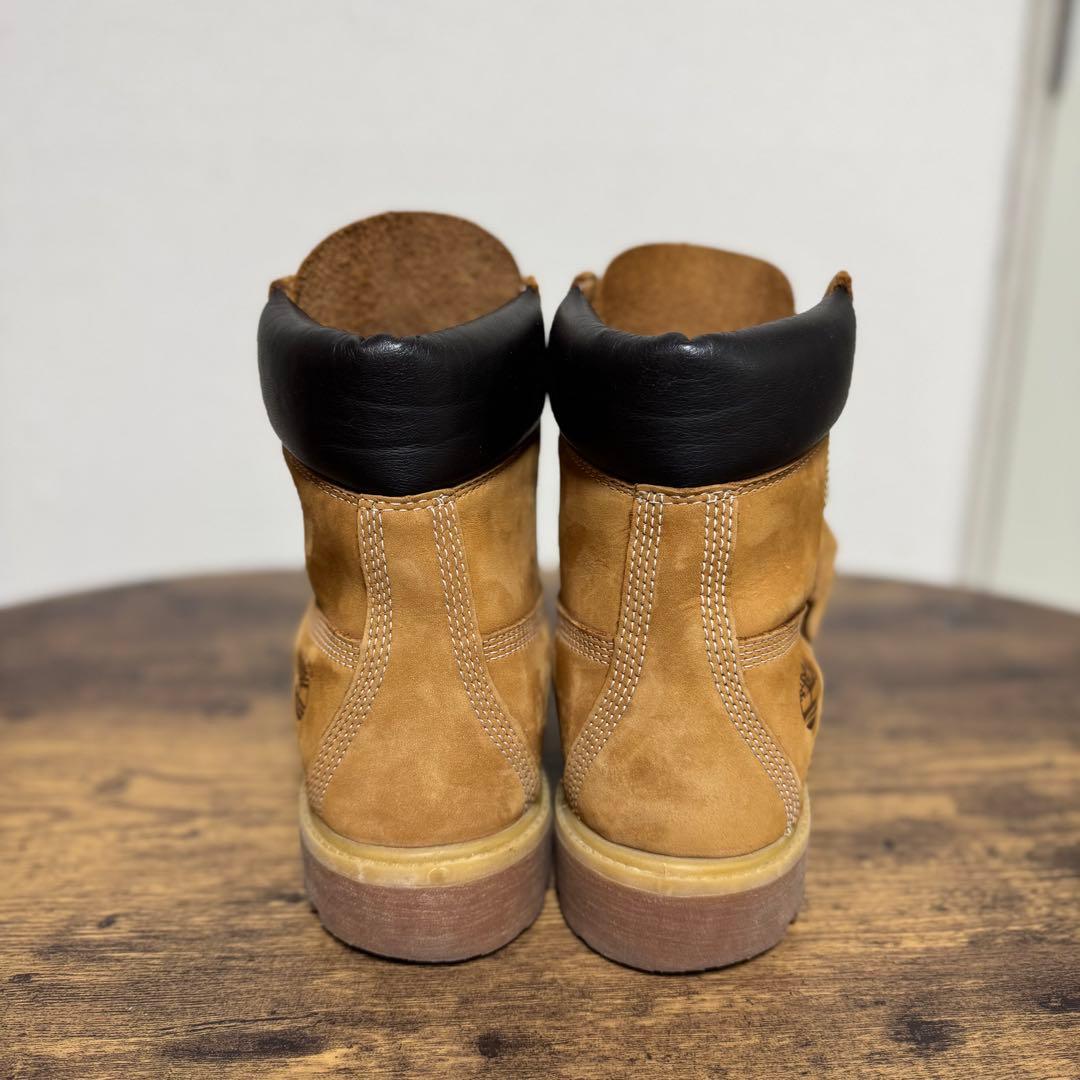 Timberland 防水レザー ワークブーツ ベージュ