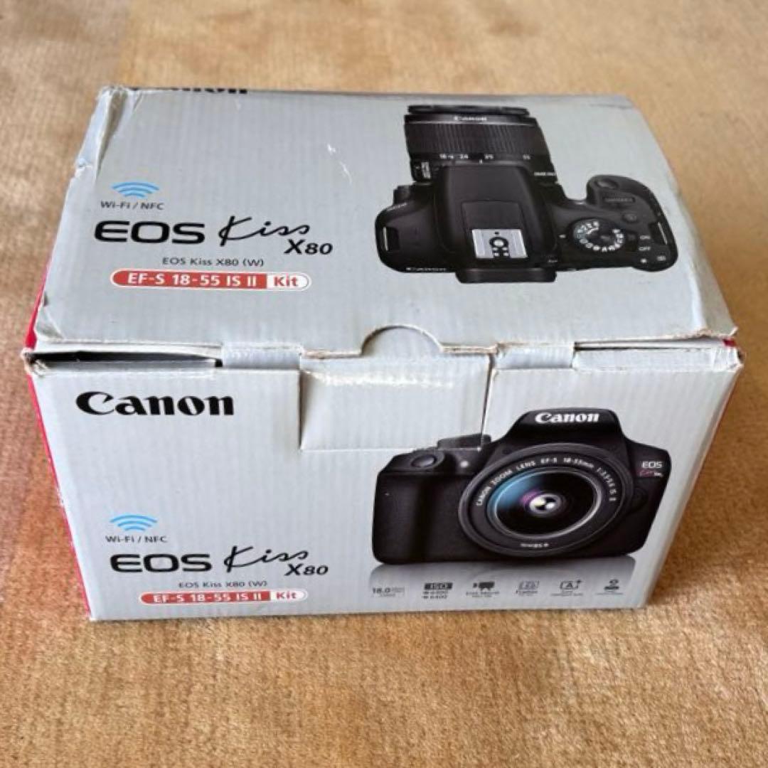 Canon EOS Kiss X80 EF-S 18-55 IS Ⅱ Kit