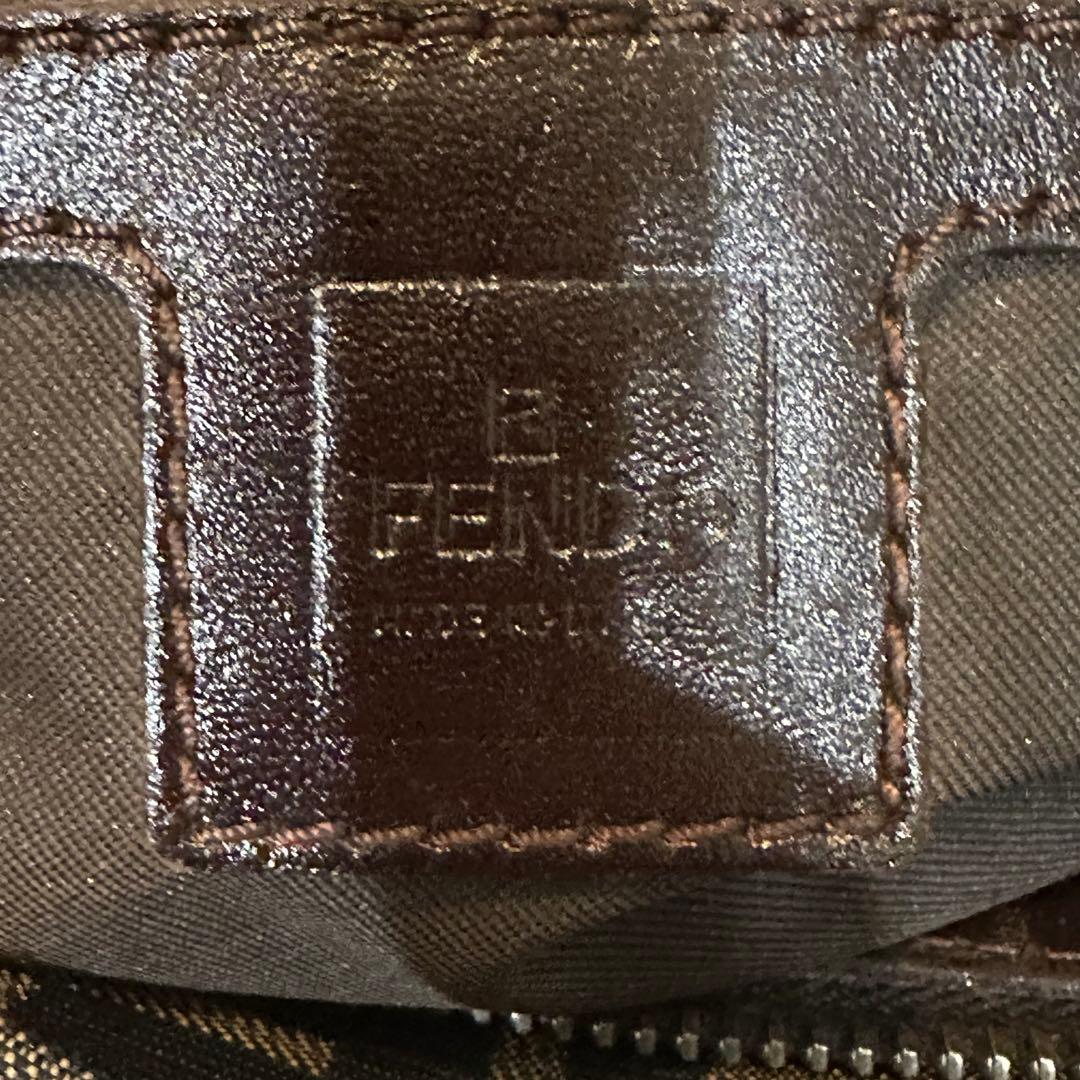 破格　fendi マンマバケット ショルダーバッグ ズッカ柄　ヴィンテージ