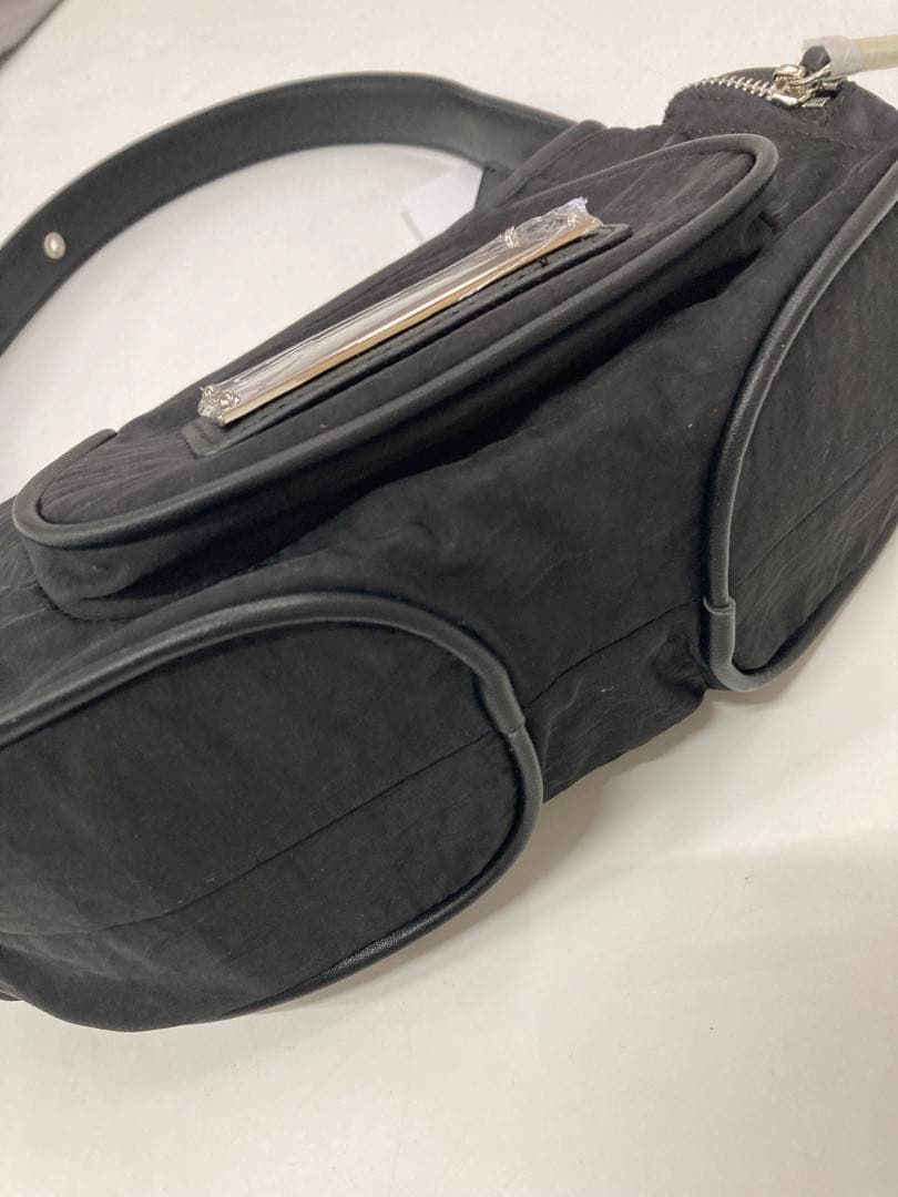 Matin kim ナイロンショルダーバッグ 黒