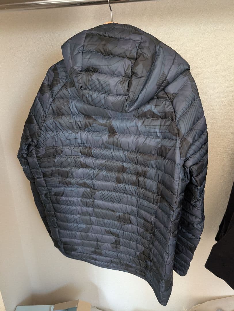 NIKE DOWN FILL HOODIE XXL/総柄/赤タグ