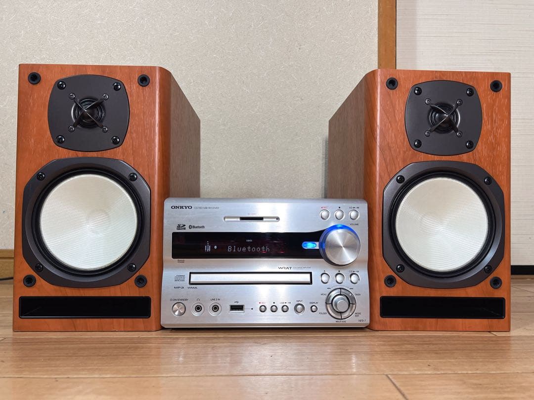 ONKYO NFR-7ミニコンポ CD/SD/USB/Bluetooth
