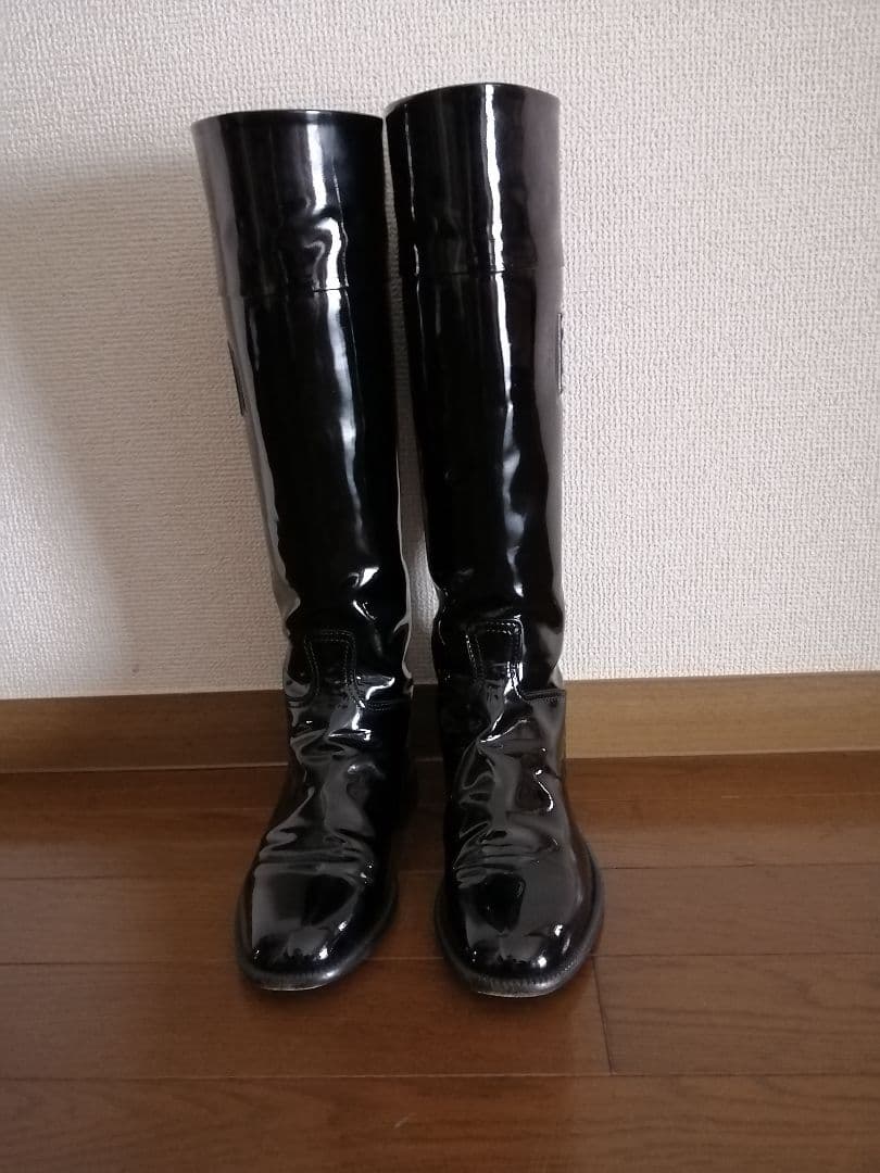 【希少！】◆【CHANEL】ロングブーツ◆パテント◆SPORTS◆後ファスナー