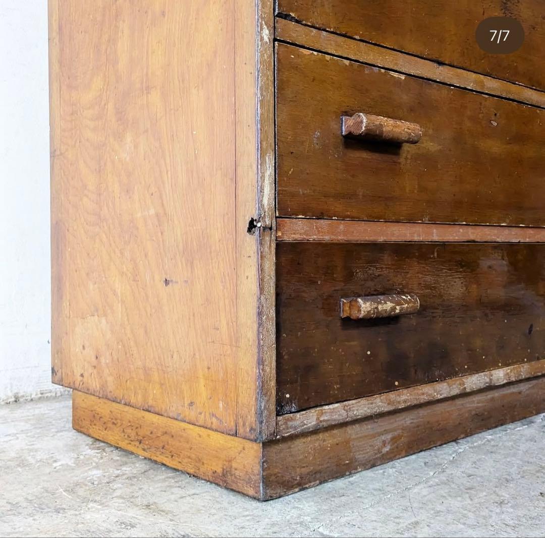 アメリカ製ヴィンテージ ドロワーチェスト 無垢材 USアンティーク家具