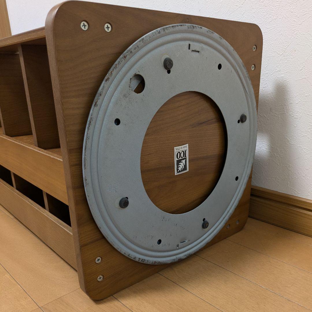 ICO アメリカ製 回転式CDラック 収納コレクション アンティーク