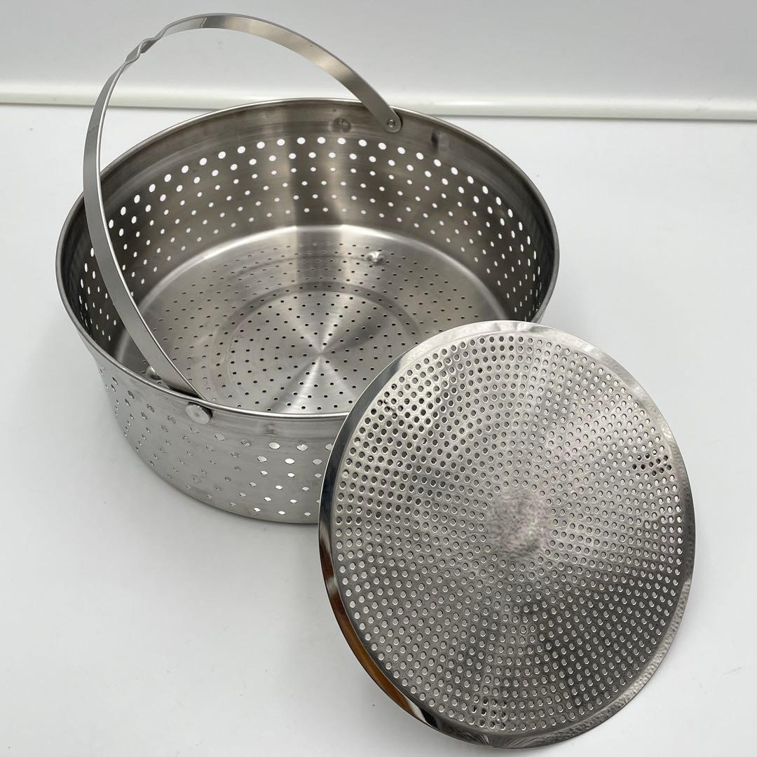 CRISTEL Lシリーズ 深鍋 24cm クッキングバスケット•プレート　蓋