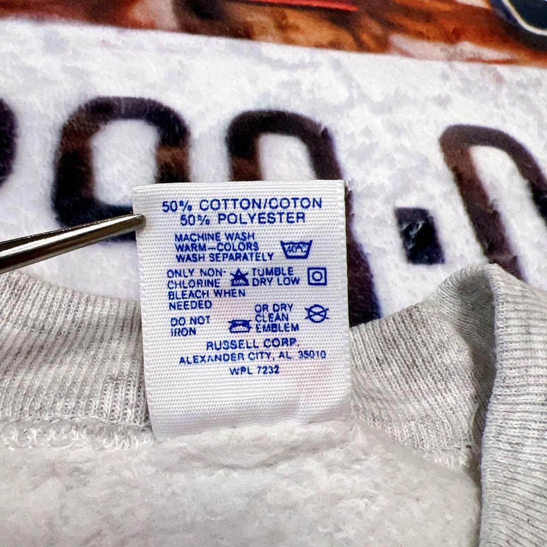 n*様 90s USA製 JERZEES 総柄 キャット　スウェット L 猫 ア