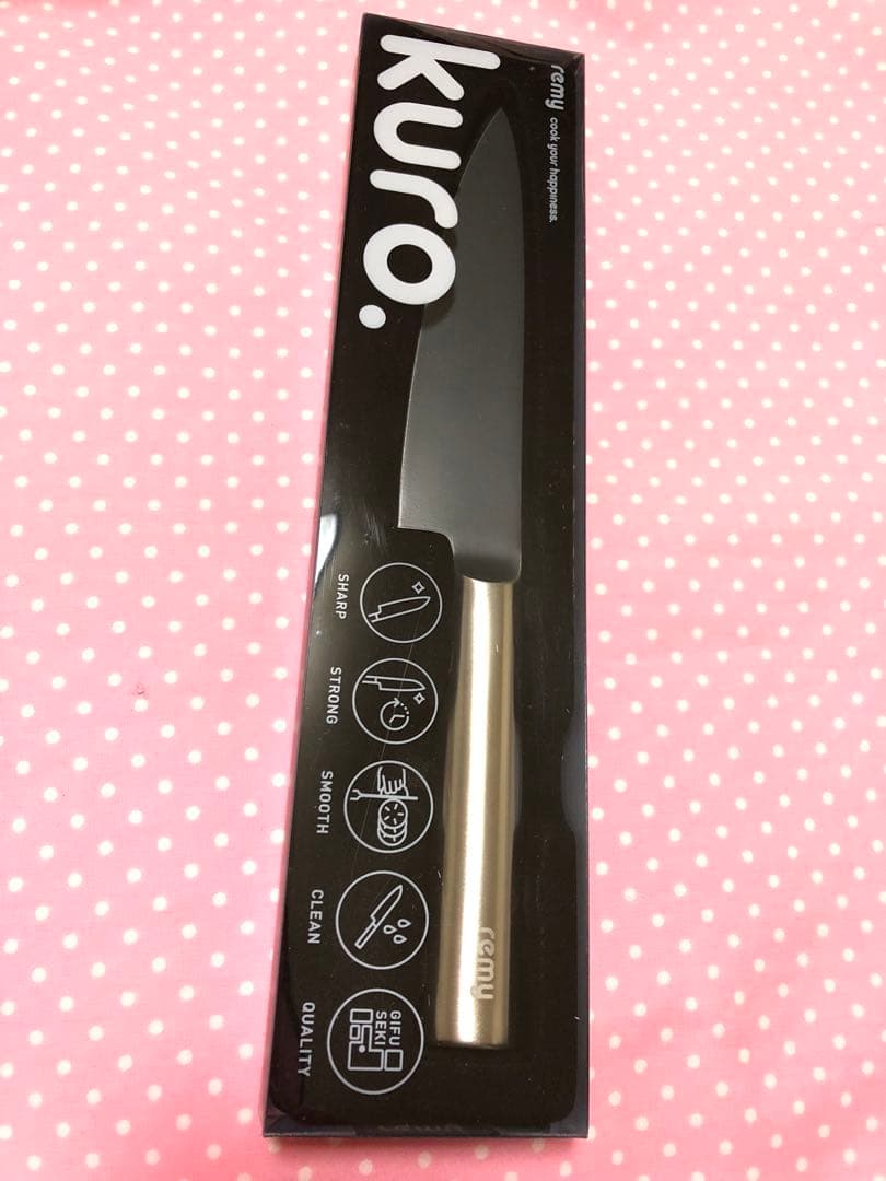 remy クロの包丁 平野レミ 共同開発 刃渡 12.5cm ペティナイフ 包丁